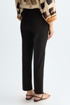 Satin slim-leg trousers