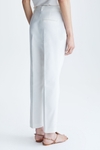 Satin slim-leg trousers