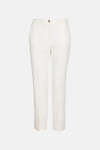 Satin slim-leg trousers