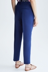 Satin slim-leg trousers