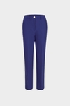 Satin slim-leg trousers