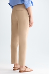 Satin slim-leg trousers