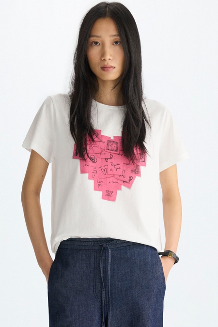 CAMISETA RECTA JERSEY ESTAMPADO