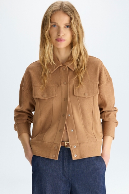 CHAQUETA OVERSIZE FELPA