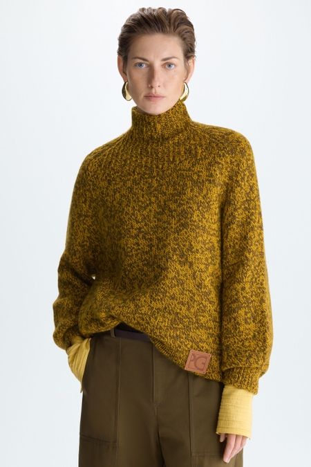 JERSEY GRUESO OVERSIZE MOHAIR CUELLO CHIMENEA