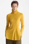 Turtleneck wool alpaca fitted sweater