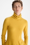 Turtleneck wool alpaca fitted sweater