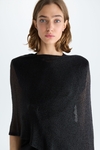 Metallic multi-position asymmetric cape