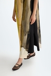 Print crepe jersey straight-fit midi dress