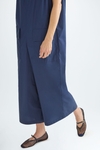 Cotton straight-fit oversize jumpsuit