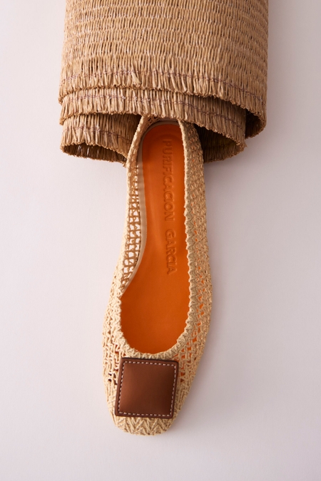 DOMINO PAPER BALLET FLATS