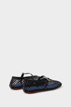 Cube mesh Mary Jane ballet flats