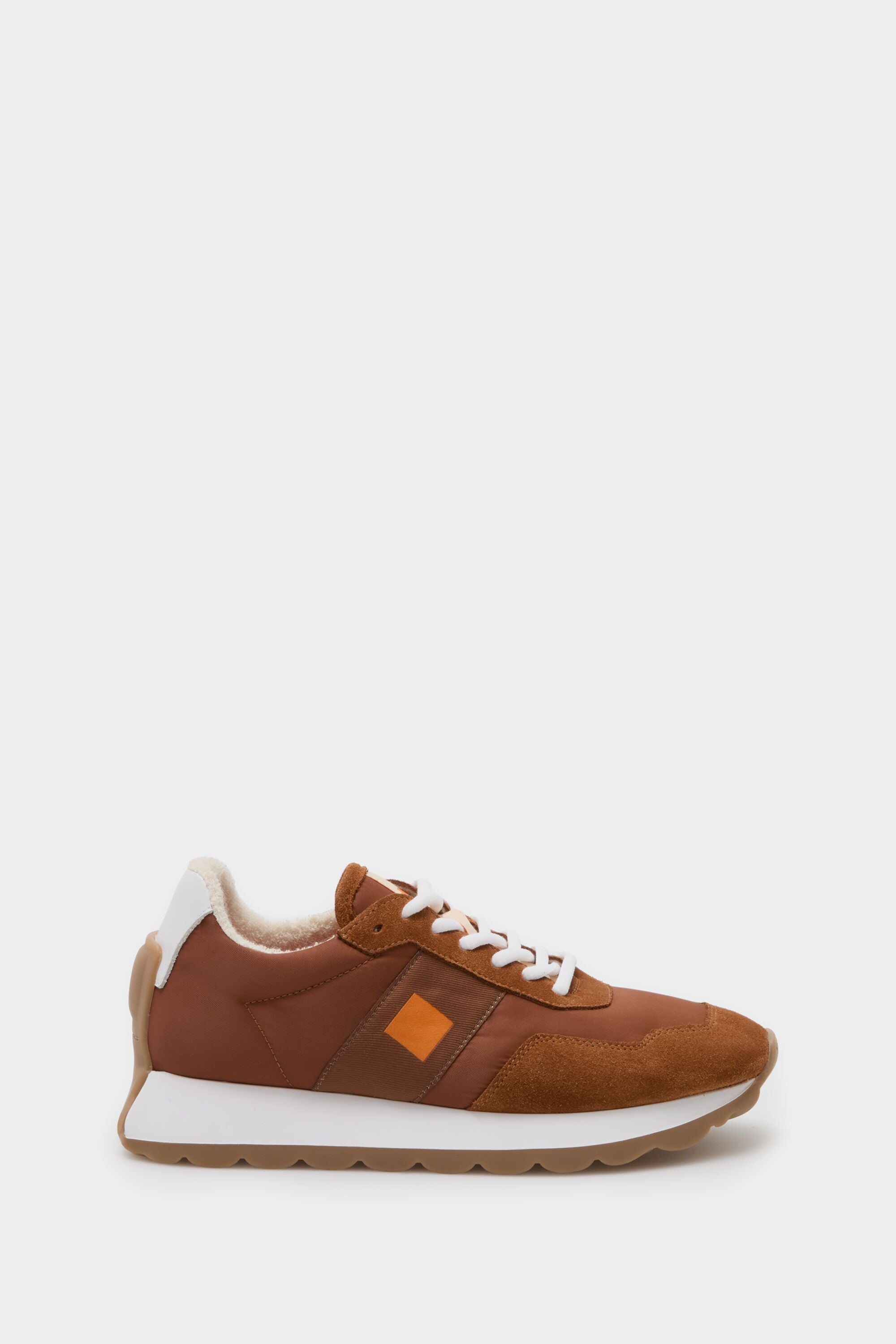 ピュアージュ PUREGRE PG-SH1 Choco PG canvas suede sneakers brown - Purificacion Garcia United