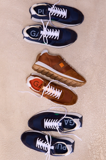 CHOCO PG CANVAS SUEDE SNEAKERS