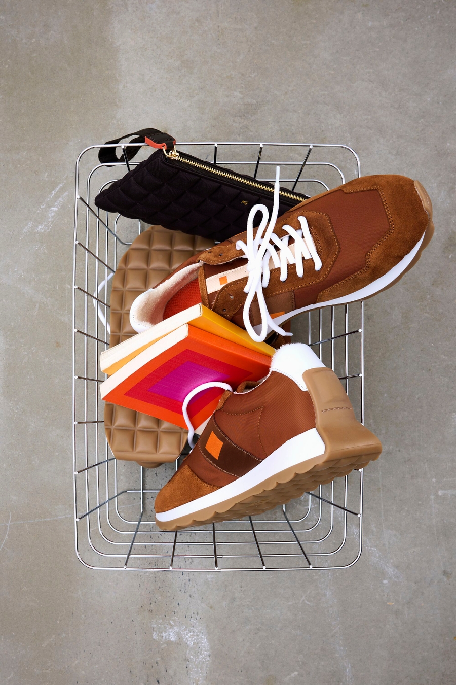 CHOCO PG CANVAS SUEDE SNEAKERS
