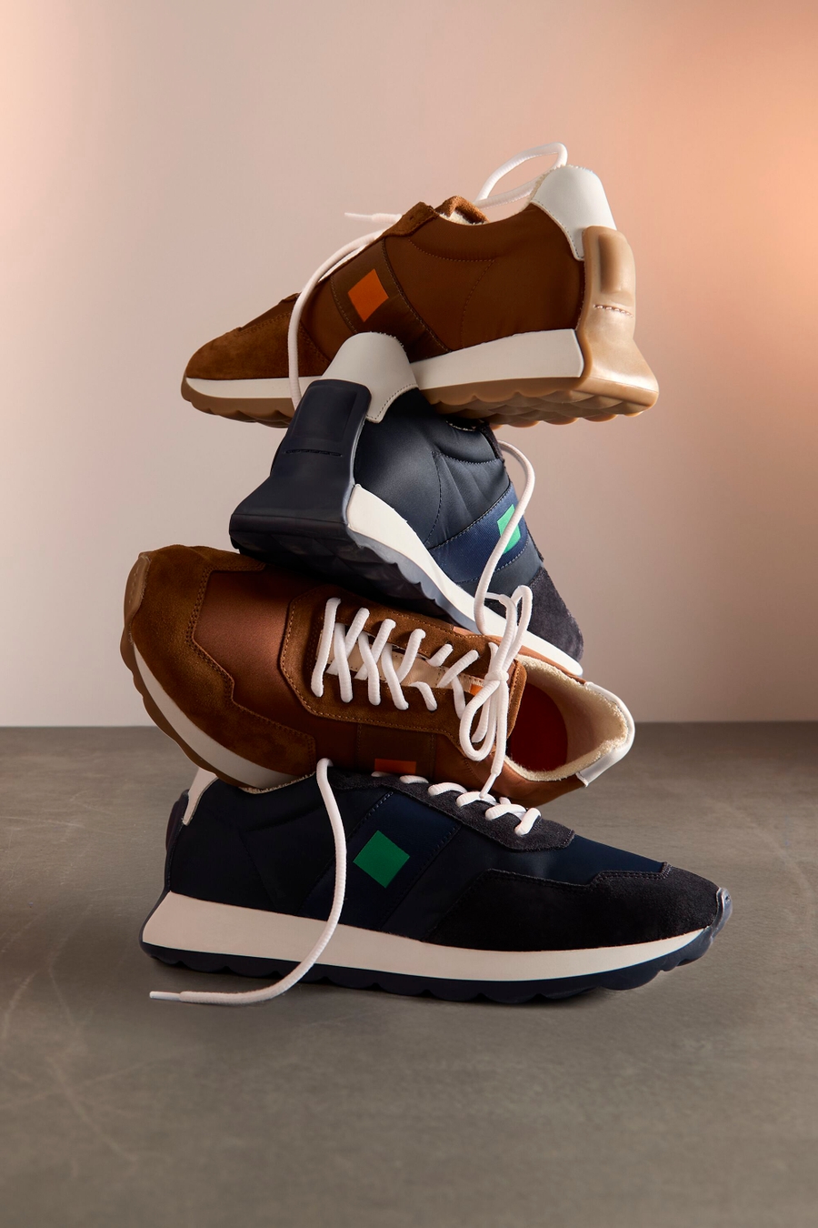 CHOCO PG CANVAS SUEDE SNEAKERS