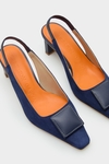 DOMINO SUADE 65 SLINGBACK PUMPS