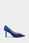 Rectangles satin 80 pumps