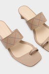 Origami leather 45 sandals