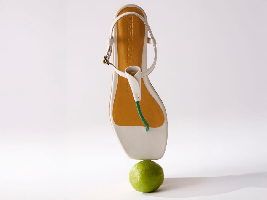 CALA LEATHER FLAT SANDALS