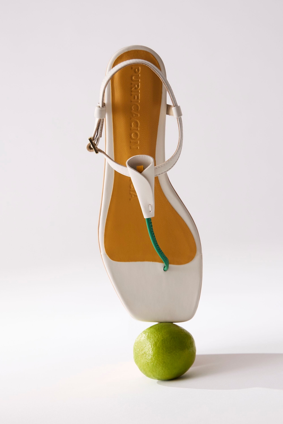 CALA LEATHER FLAT SANDALS