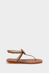 Domino flat leather sandals