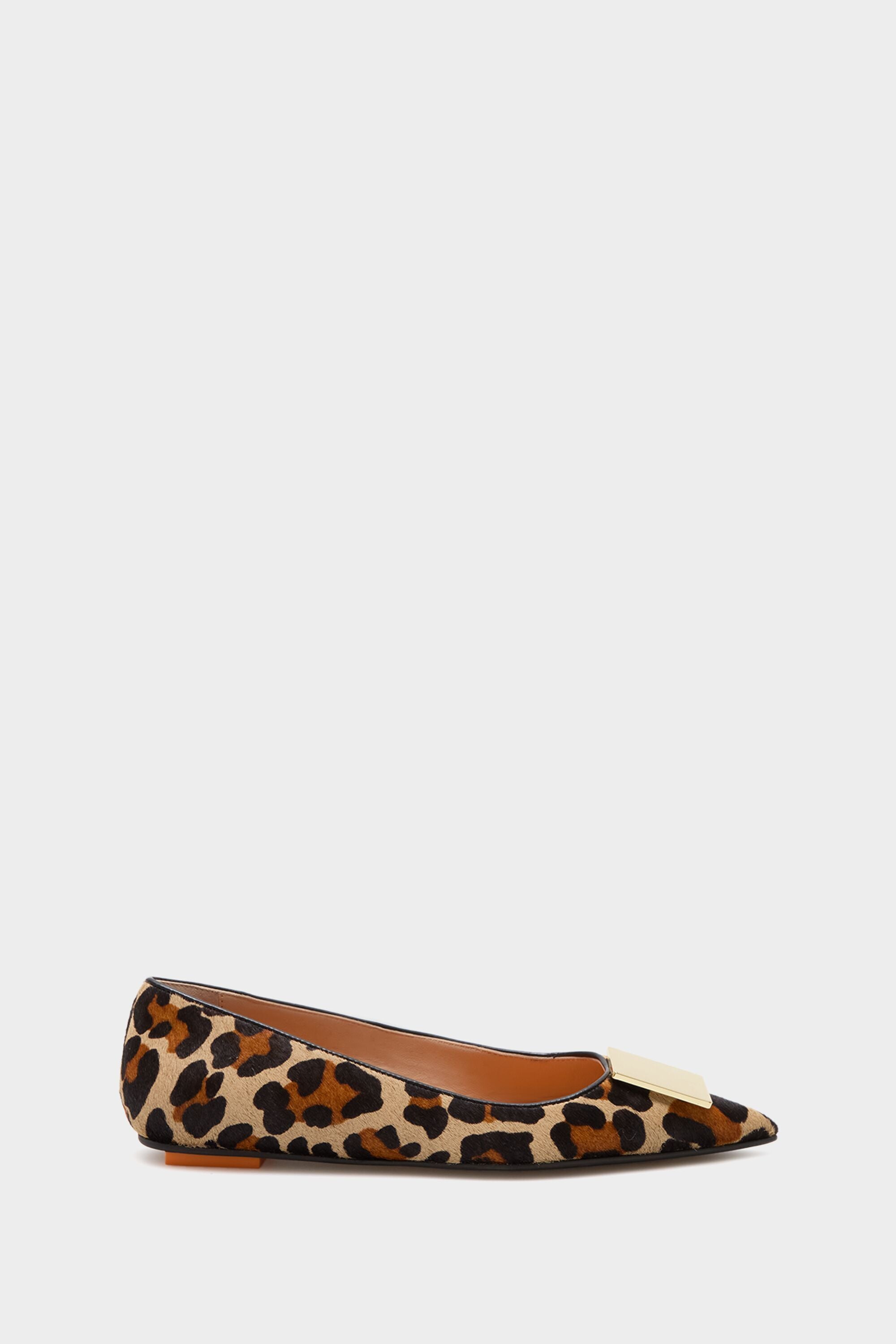Cubo calf-hair flat shoes leopard - Purificacion Garcia Germany