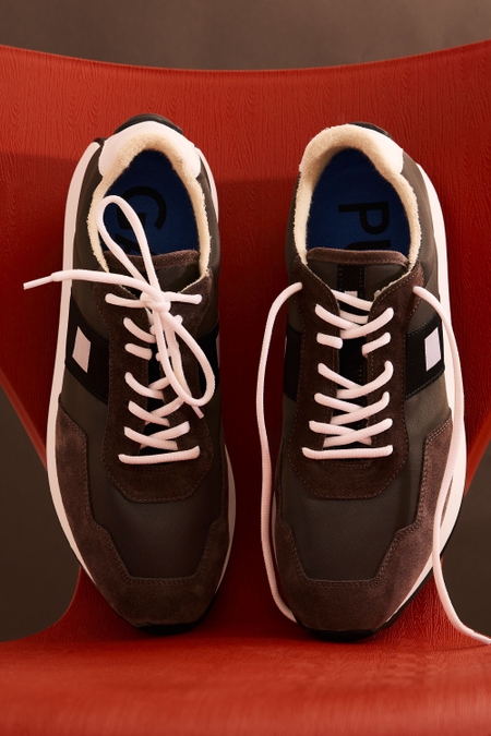 CHOCO PG CANVAS SUEDE SNEAKERS