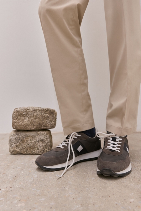 CHOCO PG CANVAS SUEDE SNEAKERS