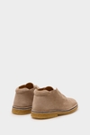 Suede flat ankle boots