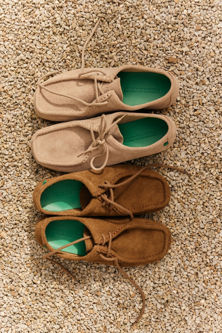 SUEDE FLAT SHOES