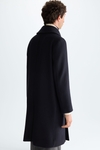 Wool double-breasted coat