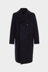 Wool double-breasted coat
