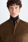 Micro-corduroy shirt