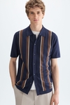 Striped knit shirt