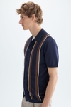 Striped knit shirt