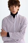 Chequered Oxford shirt