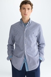 Gingham check Oxford shirt