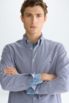 Gingham check Oxford shirt