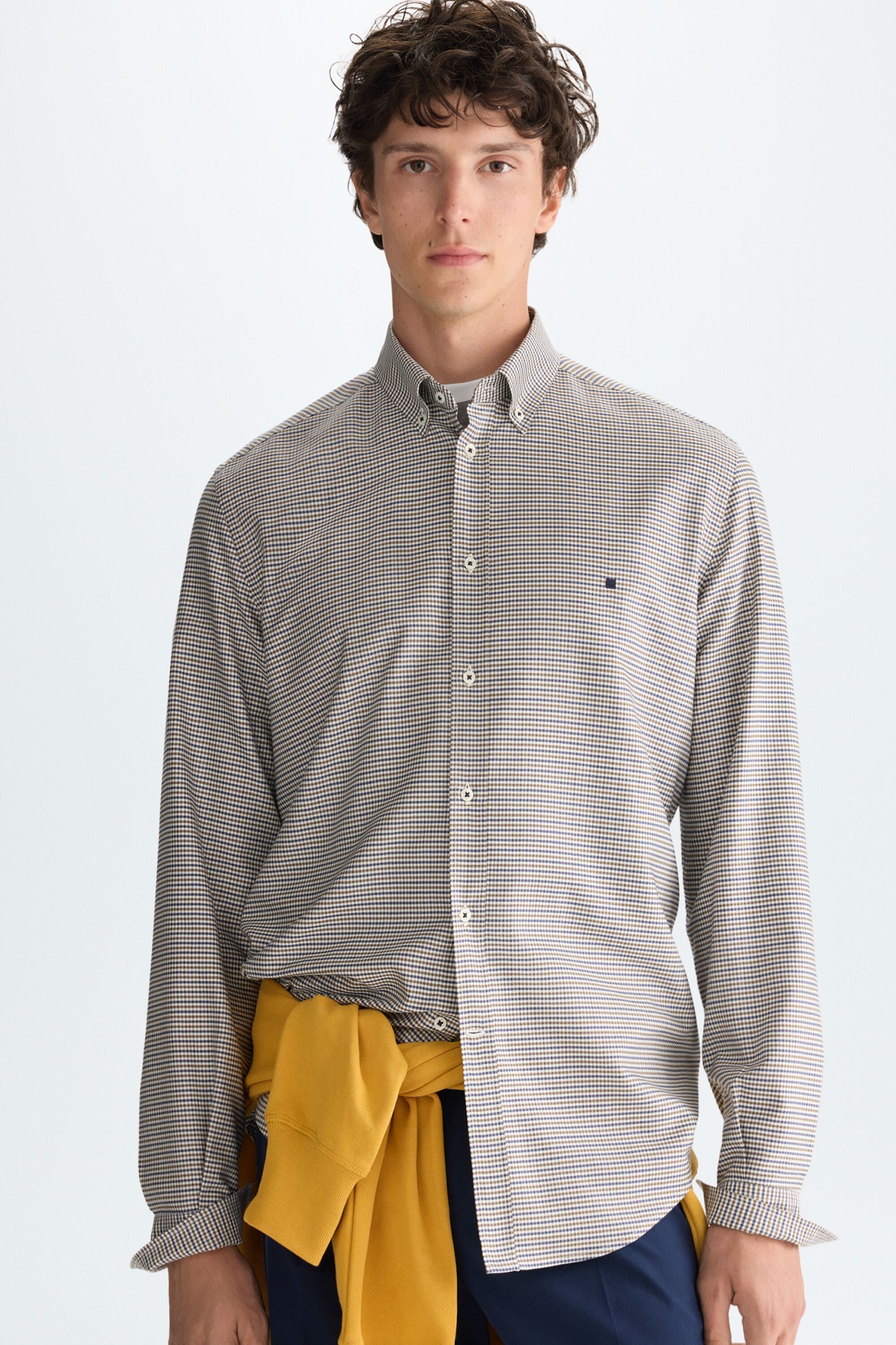 Camisa liocel cuadro Vichy