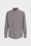 Gingham check Oxford shirt