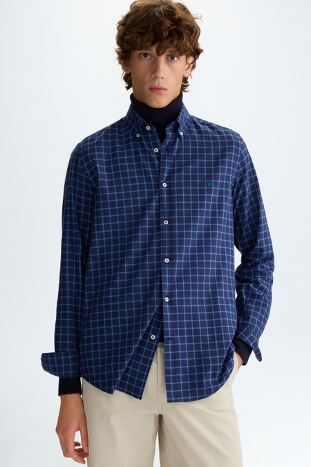 CHEQUERED TWILL SHIRT