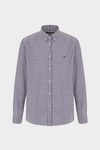 Gingham check Oxford shirt