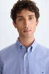 Gingham check Oxford shirt