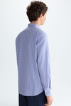 Gingham check Oxford shirt