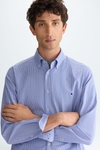 Gingham check Oxford shirt