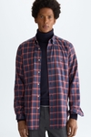 Multi-check twill shirt