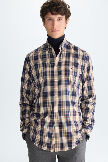 MULTI-CHECK TWILL SHIRT