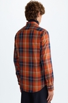 Chequered twill shirt