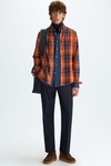 Chequered twill shirt
